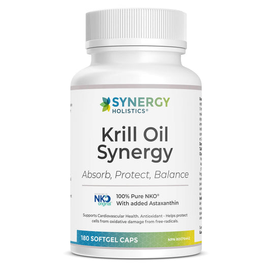 Krill Oil Synergy Supplement Bottle